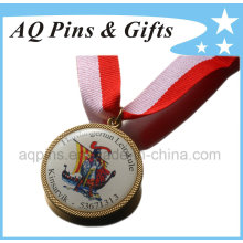 Gold Medal with Digital Printing & Epoxy